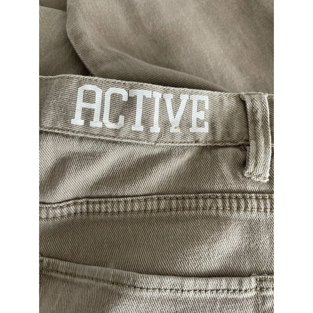 ACTIVE Men's Tan Straight Leg Cotton Jeans-Size 30/28
